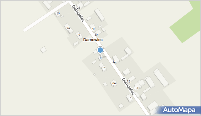 Darnowiec, Darnowiec, 8, mapa Darnowiec