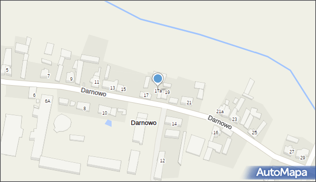 Darnowo, Darnowo, 17a, mapa Darnowo