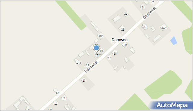 Darowne, Darowne, 15, mapa Darowne