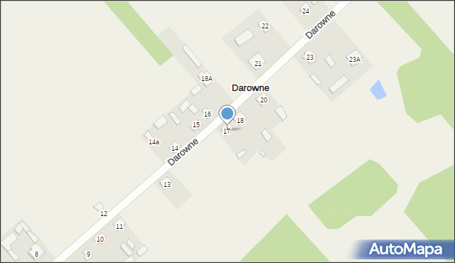 Darowne, Darowne, 17, mapa Darowne