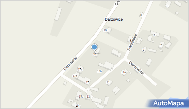 Darzowice, Darzowice, 10, mapa Darzowice