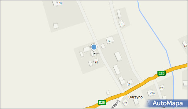 Darżyno, Darżyno, 17, mapa Darżyno