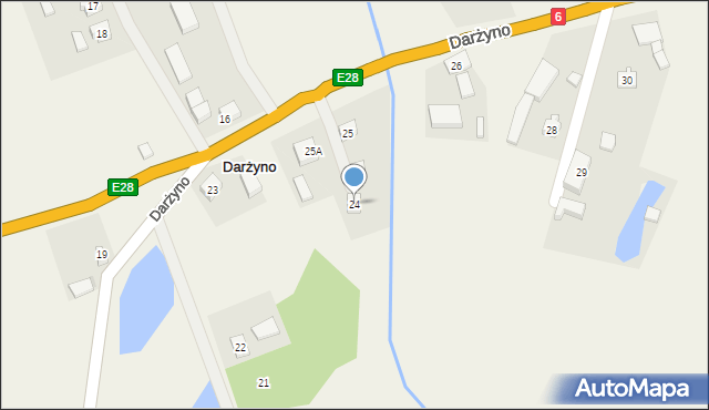 Darżyno, Darżyno, 24, mapa Darżyno