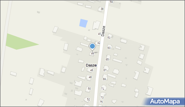 Dasze, Dasze, 44, mapa Dasze