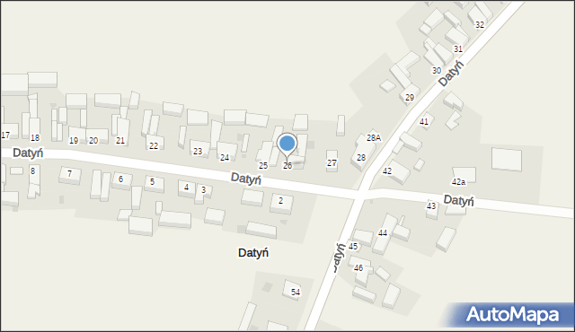 Datyń, Datyń, 26, mapa Datyń