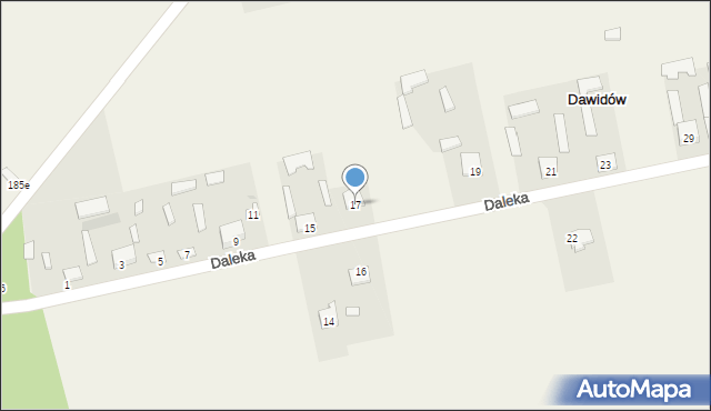 Dawidów, Dawidów, 20A, mapa Dawidów