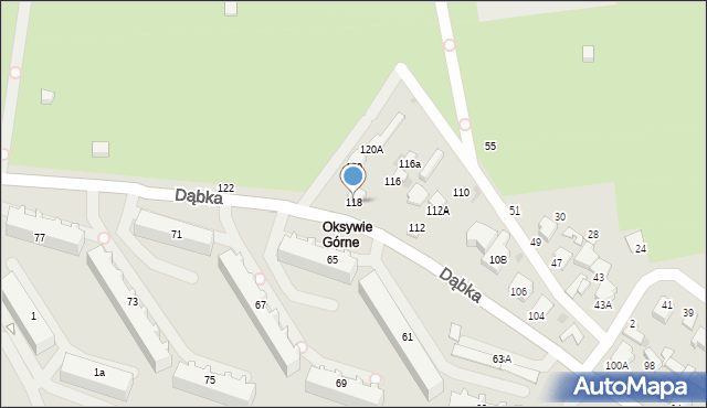 Gdynia, Dąbka Stanisława, płk., 118, mapa Gdyni