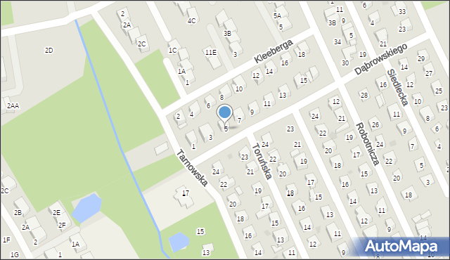 Grodzisk Mazowiecki, Dąbrowskiego Henryka, gen., 5, mapa Grodzisk Mazowiecki