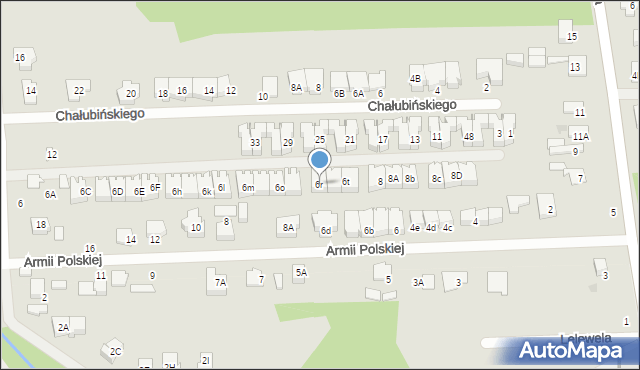 Grodzisk Mazowiecki, Daleka, 6r, mapa Grodzisk Mazowiecki