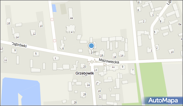 Grzebowilk, Dąbrówki, 2, mapa Grzebowilk