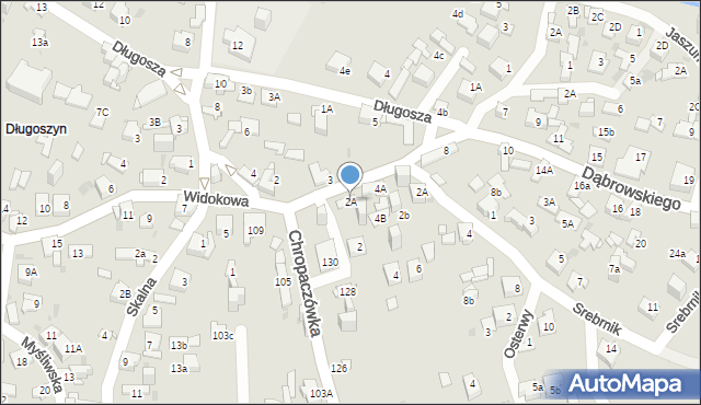 Jaworzno, Dąbrowskiego Jarosława, gen., 2A, mapa Jaworzno