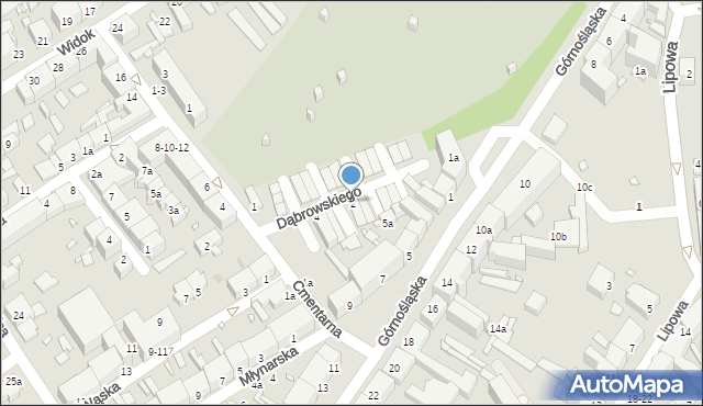 Kalisz, Dąbrowskiego Jarosława, gen., 2, mapa Kalisza