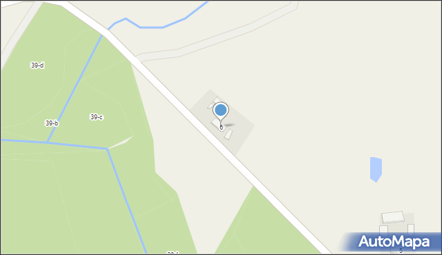 Kamienica, Dąbkowice, 6, mapa Kamienica