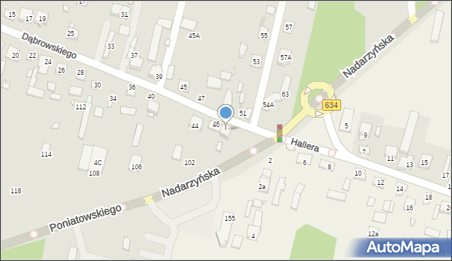 Kobyłka, Dąbrowskiego Henryka, gen., 48, mapa Kobyłka