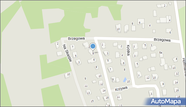 Koronowo, Daleka, 4, mapa Koronowo