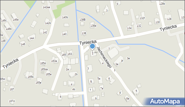 Kraków, Dąbrowa, 1, mapa Krakowa