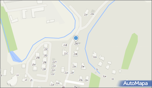 Łańcut, Dąbrowskiego Henryka, gen., 23C, mapa Łańcut