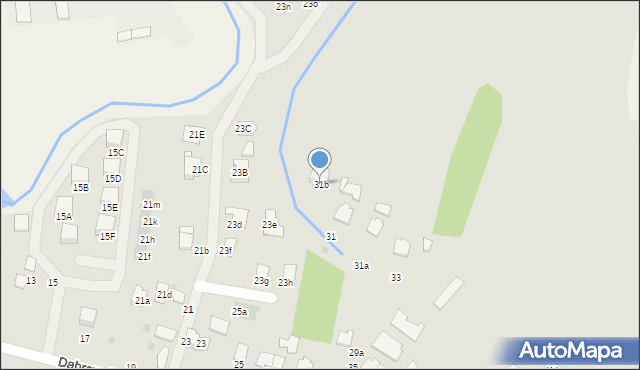 Łańcut, Dąbrowskiego Henryka, gen., 31b, mapa Łańcut