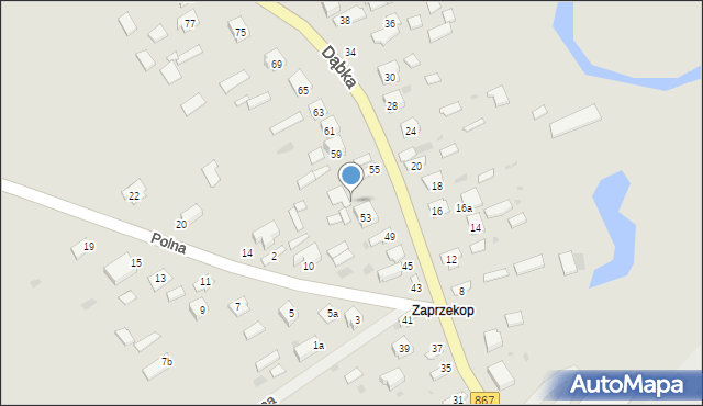 Lubaczów, Dąbka Stanisława, płk., 55A, mapa Lubaczów