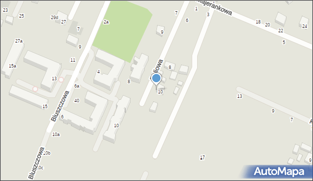 Lublin, Daliowa, 10a, mapa Lublina