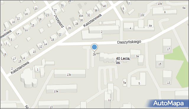 Lublin, Daszyńskiego Ignacego, 2a, mapa Lublina