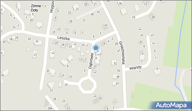 Lublin, Dąbrówki, 4, mapa Lublina