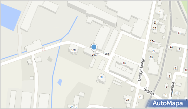 Mysłakowice, Daszyńskiego Ignacego, 16C, mapa Mysłakowice