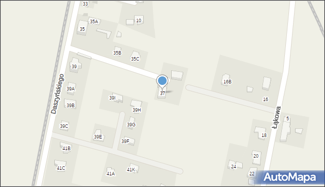 Mysłakowice, Daszyńskiego Ignacego, 37, mapa Mysłakowice