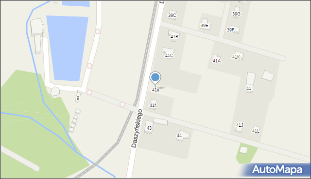 Mysłakowice, Daszyńskiego Ignacego, 41e, mapa Mysłakowice