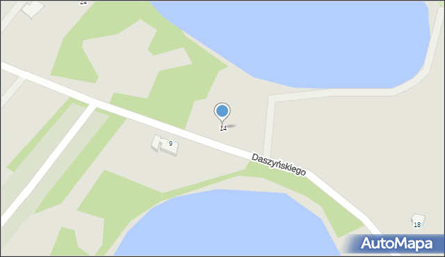 Myślibórz, Daszyńskiego Ignacego, 14, mapa Myślibórz