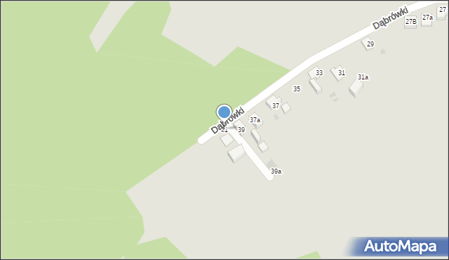 Mysłowice, Dąbrówki, 41, mapa Mysłowice