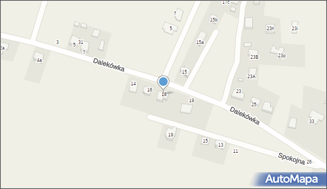 Myszkowice, Dalekówka, 18, mapa Myszkowice