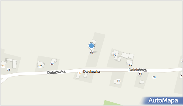 Myszkowice, Dalekówka, 55, mapa Myszkowice