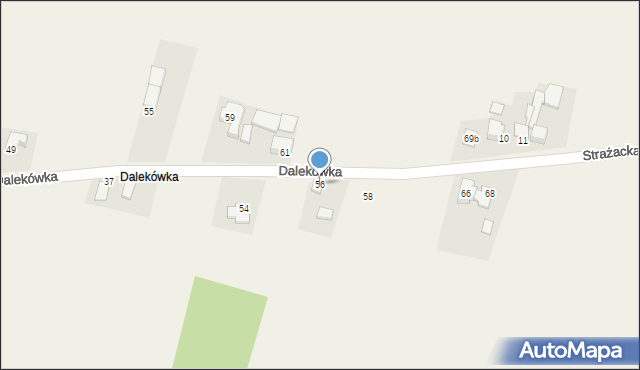Myszkowice, Dalekówka, 56, mapa Myszkowice