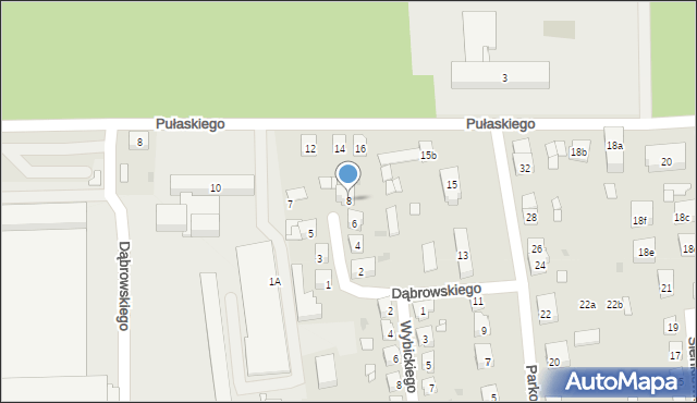 Namysłów, Dąbrowskiego Jarosława, gen., 8, mapa Namysłów