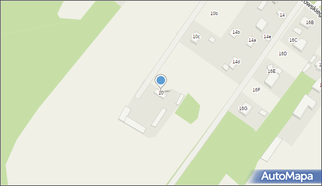 Niewodnica Kościelna, Dąbrowskiego, 10, mapa Niewodnica Kościelna