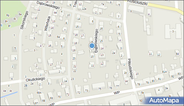 Nowogard, Dąbrowskiego Jarosława, gen., 9, mapa Nowogard