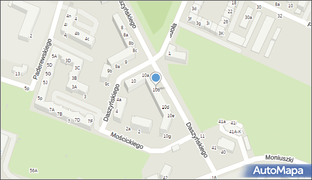 Oleśnica, Daszyńskiego Ignacego, 10b, mapa Oleśnica