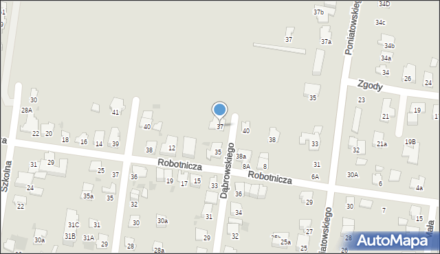 Ożarów Mazowiecki, Dąbrowskiego Henryka, gen., 37, mapa Ożarów Mazowiecki
