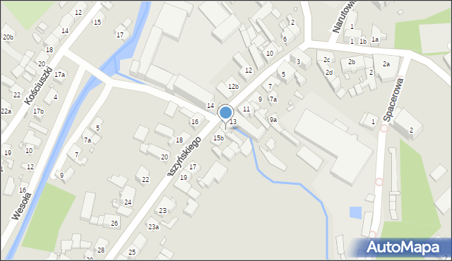 Paczków, Daszyńskiego Ignacego, 15a, mapa Paczków