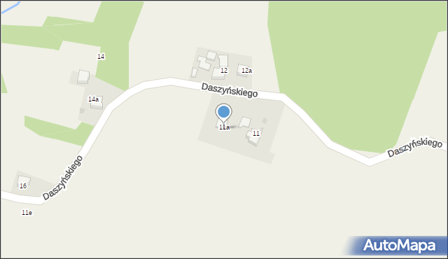 Pielgrzymowice, Daszyńskiego, 11a, mapa Pielgrzymowice