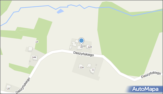 Pielgrzymowice, Daszyńskiego, 12, mapa Pielgrzymowice