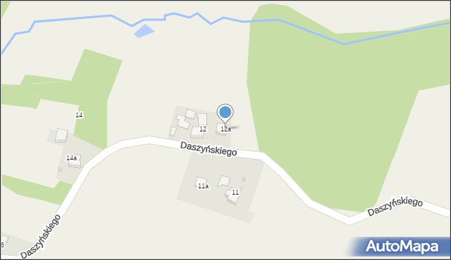 Pielgrzymowice, Daszyńskiego, 12a, mapa Pielgrzymowice