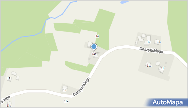 Pielgrzymowice, Daszyńskiego, 14a, mapa Pielgrzymowice