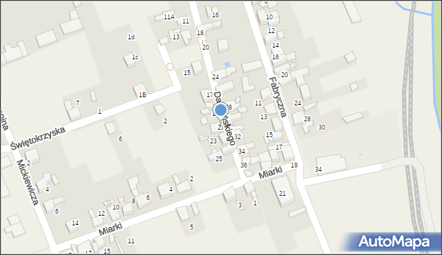 Pietrowice Wielkie, Daszyńskiego, 21, mapa Pietrowice Wielkie