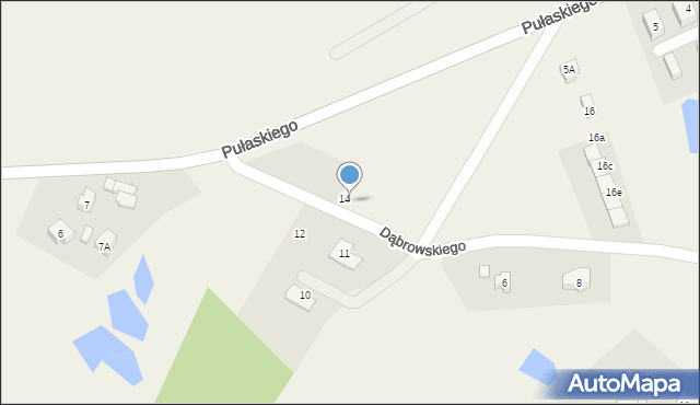 Podgórzyn, Dąbrowskiego, 15, mapa Podgórzyn