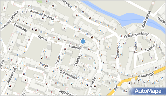 Prudnik, Damrota, 7, mapa Prudnik