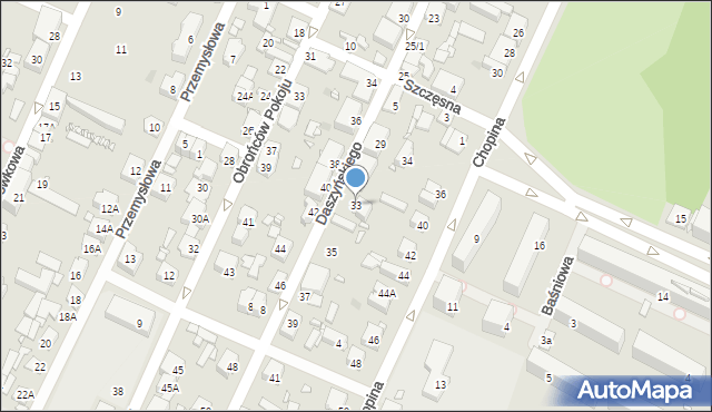 Pruszków, Daszyńskiego Ignacego, 33, mapa Pruszków