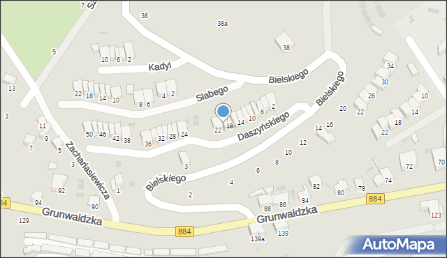 Przemyśl, Daszyńskiego Ignacego, 20, mapa Przemyśla