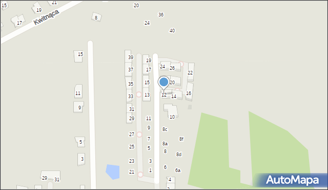 Radzymin, Dąbrowskiego Henryka, gen., 12, mapa Radzymin